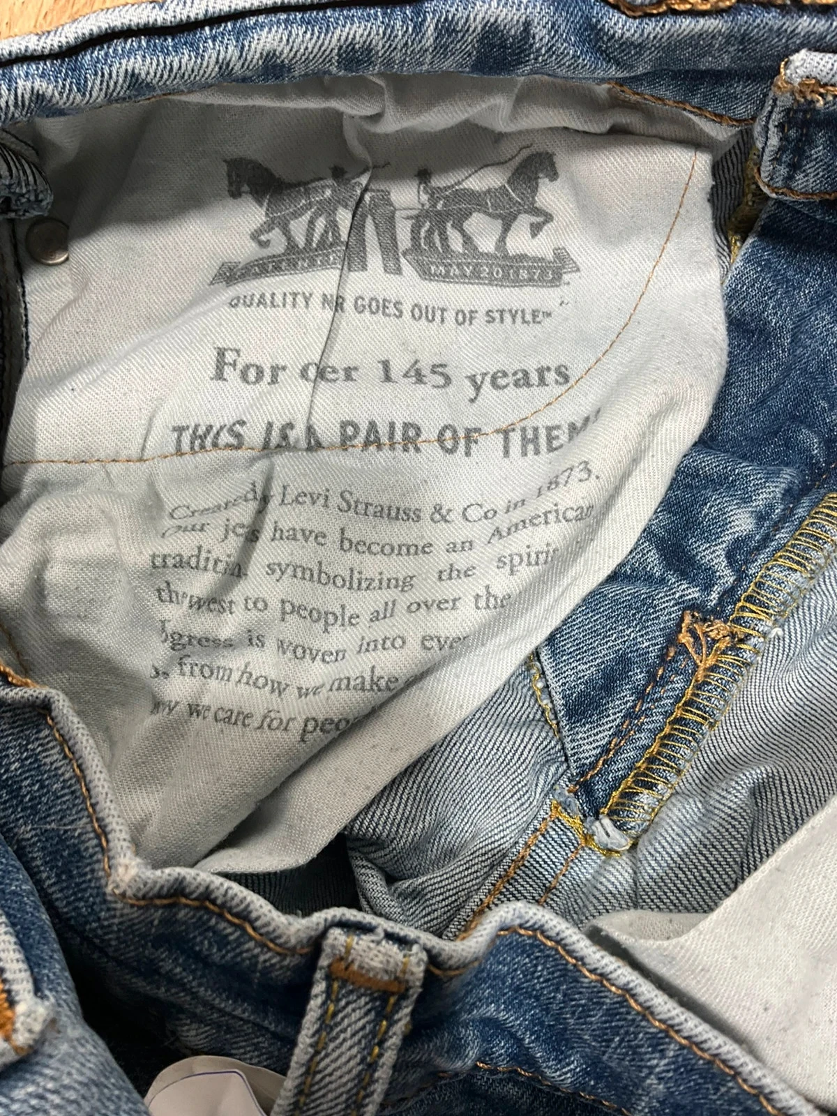 Jean Levi's Coupe Slim Homme W29 L30 Vintage Bleu Délavé Lvh 250 – photo 14